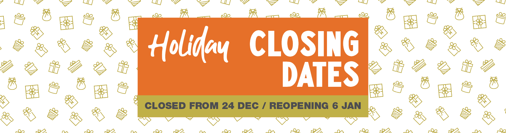 Holiday Closing Dates